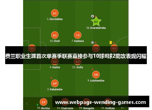 费兰职业生涯首次单赛季联赛直接参与10球8球2助攻表现闪耀